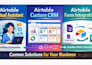 airtable virtual assistant, airtable custom crm, airtable form intergration